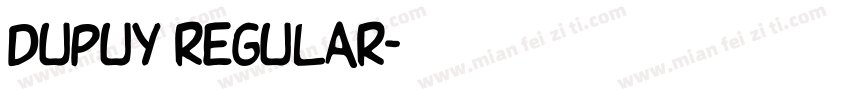 Dupuy Regular字体转换